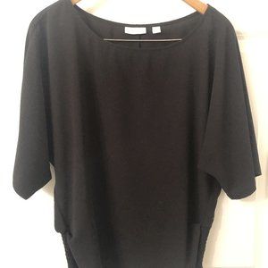New York and Company Black 3/4 length shirt
